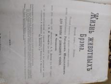 Продается, книга 1896 года Жизнь животных Брема  старой том