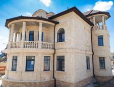 Облицовка фасада из камня любой сложности 