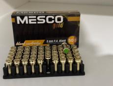Холостые патроны Mesco Gold 9 мм Blank Sound