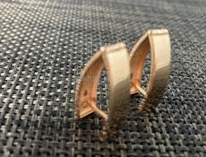 Серьги золотые 