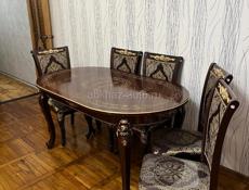 Продается комплект : диван , 2 кресла , угловая горка,стол и 5 стульев