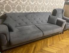 Продам БУ диван и 2 кресла в хорошем состоянии.