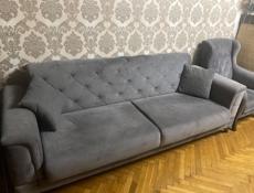 Продам БУ диван и 2 кресла в хорошем состоянии.