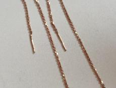 Серьги 375 проба 