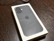 Запечатанный iPhone 16 128 гб, черный 