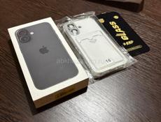 Запечатанный iPhone 16 128 гб, черный 