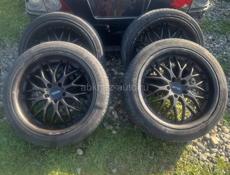 19 Диски Разно Широкие Таета Лексус ниссан R 19 Оригинал 2 шины под замену 