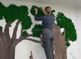 Роспись стен, барельеф, скульптурная живопись