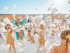 Детская пенная вечеринка