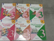 Учебник 3 класс русский, литература, окружающий.