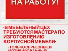 •В МЕБЕЛЬНЫЙ ЦЕХ ТРЕБУЮТСЯ МАСТЕРА ПО ИЗГОТОВЛЕНИЮ КОРПУСНОЙ МЕБЕЛИ•