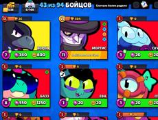 Продам аккаунт в Brawl Stars 5228 кубков 