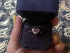 Золотое брильянтовое кольцо 