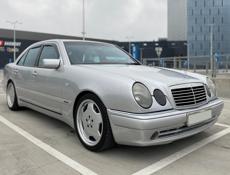 Бампер w210 лупатый