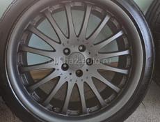 Продаю диски carlsson в хорошом состояний  r20 разноширокие с резиной, покрышки около 70% стояли на мерседесе, на многие машины встают