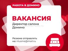 Вакансия: Директор флагманского магазина на Имама Шамиля г. Сухум  «ДОМИНО»