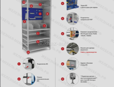 Стеллаж MS HARD 2200х1000х300 (5 полок)