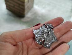 Делаю чистку свинцом или воском 