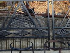 Ворота железные б/у, в хорошем состоянии