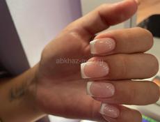 Маникюр + гель с укреплением 