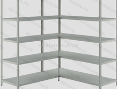 Стеллаж угловой MS Strong 1600х1500х1500 (5 уровней глубиной 500 мм)