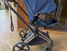 Продается коляска cybex Priam синего цвета 