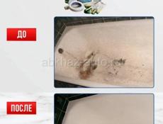 Реставрация ванн жидким мрамором