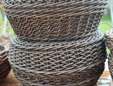 Кашпо из ротанга