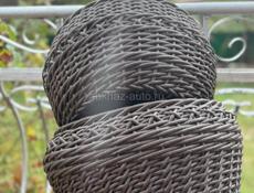 Кашпо из ротанга