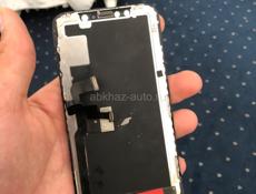 Экран на IPhone X ,битый но рабочий 
