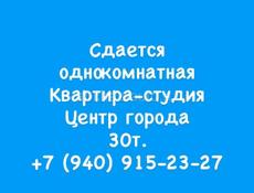 Квартира однокомнатная студия, аренда 
