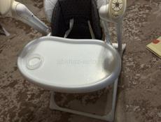 Электро качель +стульчик для кормления 