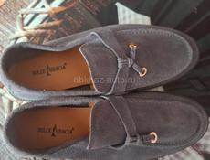 Макасины, натуральная замша.