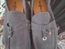 Макасины, натуральная замша.
