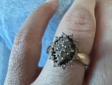 Кольцо  с бриллиантами 