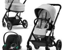 Cybex Balios S Lux коляска 3 в 1 Lava 2024, для ребенка с рождения 0+ до 4 лет