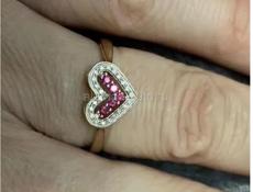 кольцо с бриллиантами 