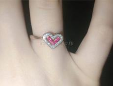 кольцо с бриллиантами 