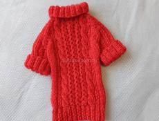 Вязаный джемпер для собачки