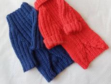 Вязаный джемпер для собачки