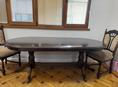 Деревянный стол и комплект деревянных стульев