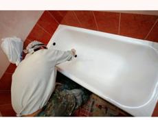Реставрация ванн жидким мрамором 