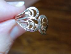 Золотое кольцо 585пробы 