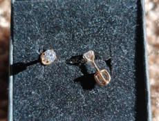 Серьги золото 375 пр 