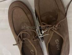 Продаются мужские замшевые макасины 40-41 размер фирмы MANGO