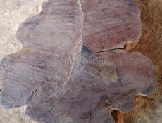 Живой спил каштана / слэб / столешница под эпоксидную смолу