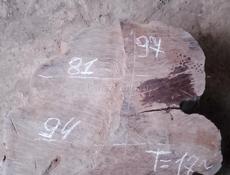 Живой спил каштана / слэб / столешница под эпоксидную смолу