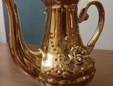 Сервиз, 🔥 позолота, 19 предметов, винтаж, времён СССР. 