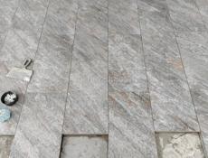 Санузел, плиточные работы 