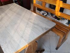 Продам стол и две лавки